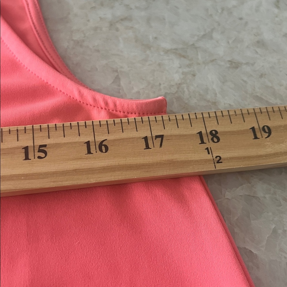 CABANA LIFE CORAL METALLIC SLEEVELESS SHIFT MINI DRESS Size Medium UPF - Picture 7 of 8